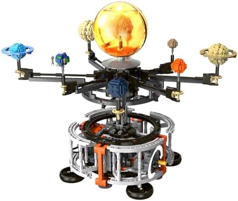 Solar System Building Set,STEM Toy for Science Learning Kids Age 8+,1282pcs by UZM