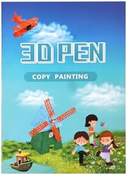3D Pen Stencils, 20 Pages 40 Patterns 3D Drawing Book Templates, with a Reusable Transparent PVC Drawing Board, 3D Art Pen Accessories for Adults Starter for 3D Printing Pen by Unknown