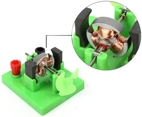 Open Type Electromagnetic Motor with Fan Electromagnetism Experiment Supplies for School Labs Use Physics Teaching Tool - Image 7