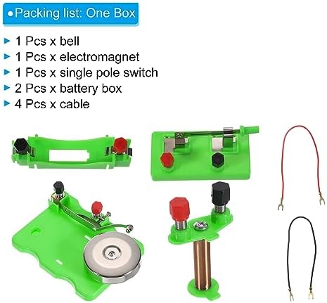 PATIKIL Physical Experiment Set Electric Bell Magnetism Experiment Kits - Image 3