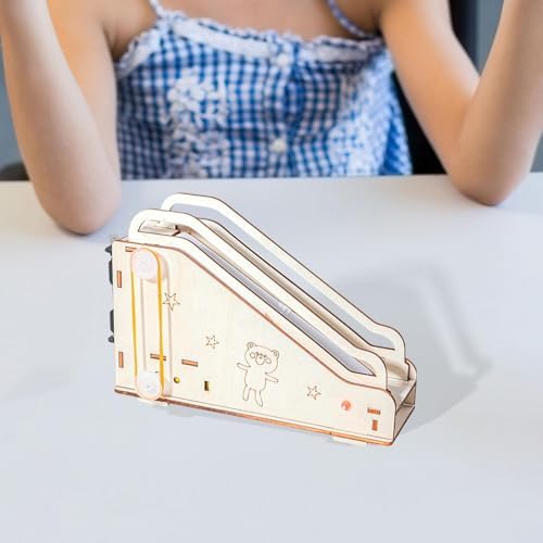 Mini Elevator Model 3D Wooden Puzzle Decorative Electric Lightweight Going - Image 5