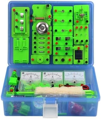 Physics and Electromagnetics Teaching Equipment Junior High School Physics and Electricity Test Box Circuit Experimental Equipment Electromagnetism Experiment Kit Physics Circuits Learning by Unknown