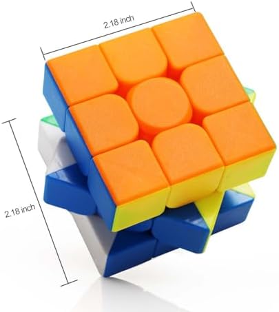 15 Pack 3x3 Speed Cube Set,3x3x3 Bulk Magic Cube Party Favors Stickerless Gifts for Kids Puzzle Game Toys - Image 2