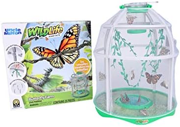Uncle Milton Butterfly Farm Live Habitat - Observe Caterpillars Transform Into Butterflies, STEM Toy, Great Gifts for Boys & Girls Ages 6+ - Image 3