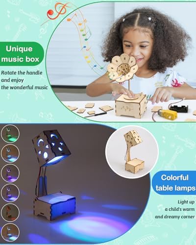 Poraxy 12 in 1 3D Puzzles STEM Kits for Kids Ages 8-12, Activities Science Projects for Kids 6-8 5-7, Engineering Building Toys Experiments Xmas Birthday Gifts 7 8 9 10 11 12 13 Yr Old Boys Girls - Image 5