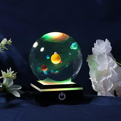 Qianwei 3D Solar System Model Crystal Ball Astronomy Gifts Men Space Decor - Image 6