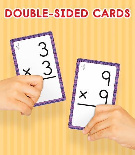 Carson Dellosa 3-Pack Math Flash Cards, Ages 8-12, Multiplication - Image 6