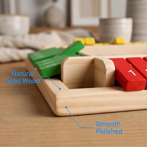 Shut The Box Classic Dice Board Game With Math Strategy For Family - Image 6