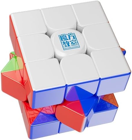 Bukefuno MoYu Meilong 3M V2 3x3 Magnetic Stickerless Speed Cube UV by Bukefuno