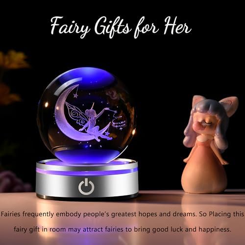 IFOLAINA Moon Fairy Crystal Ball Gifts for Girl Her Birthday Holidays - Image 2