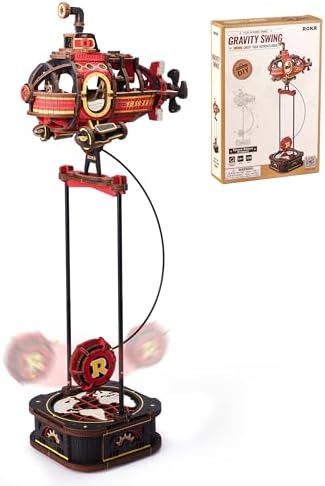 ROKR 3D Wooden Puzzle for Adults, Balance Toy Gravity Swing Deep-Sea Adventurer Model Kit, 219 pcs DIY Building Set, Unique Gift for Men and Women by ROKR-InterestingSmartPuzzleToys