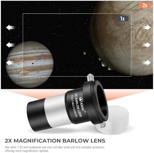 Alstar Telescope Accessory Kit 8-Piece, 1.25" Eyepiece Set & Filter Set - Image 3