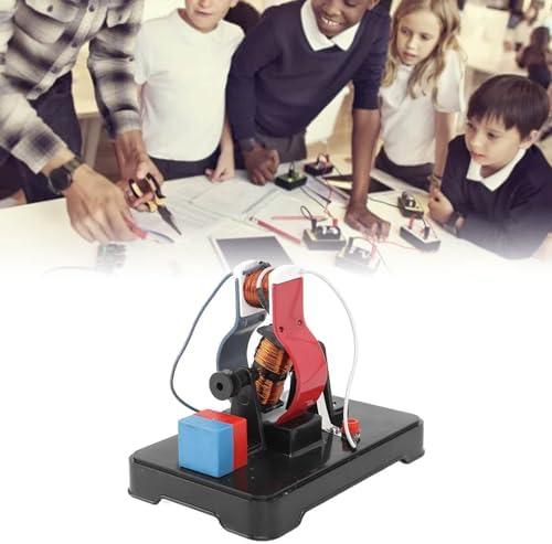 BORDSTRACT Simple Electric Motor Model, DC 3-6V Magnet Motor Model Assemble DIY Kit J24018 for Studying Magnetic Line of Force Display Model Physics Science Educational Practice - Image 6
