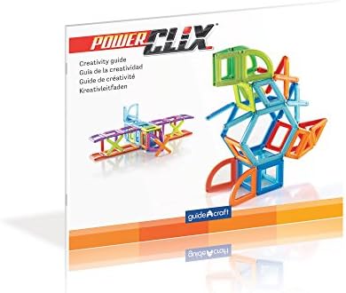Guidecraft PowerClix Frames Magnetic Building Toys Set - 48 Piece, Stem Skills Development Toy - Image 3
