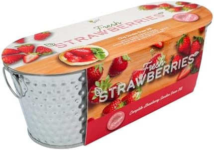 Buzzy Seeds Alpine Strawberry Grow Kit, Metal Windowsill Planter - Image 2