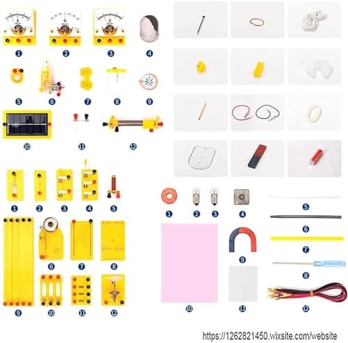 48Pcs Electromagnetic Circuit Experiment Kit, Multi-Function - Image 3