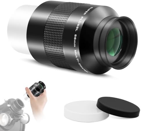 Astromania Telescope Eyepiece 2 Inch, 56mm Plossl Eyepiece Telescope Lense by AstromaniaOptics