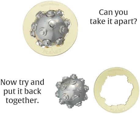 BePuzzled |Planet Hanayama Cast Metal Brain Teaser Puzzle Level 4 Mensa-Rated Puzzles for Kids and Adults Ages 12 and Up - Image 2