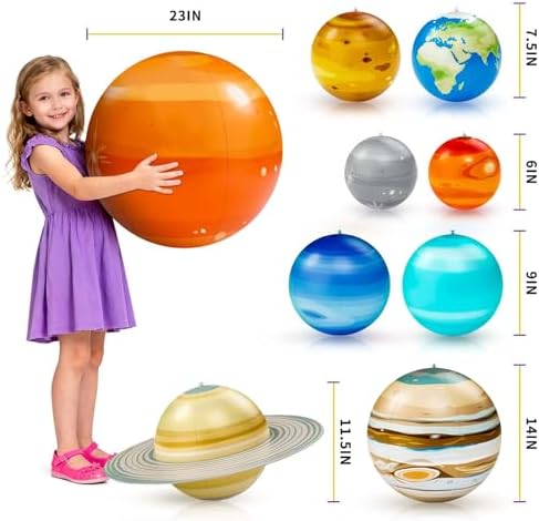 Inflatable Solar System Planet with Pump-Science Toys-Kids Gifts - Image 2