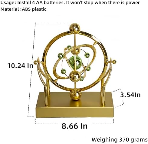 Cosmic Perpetual Motion Machine Energy，Battery Operated Plastic Physics Toys for Office DeskPerpetual MotionPerpetual Desk ToyOffice Accessories - Image 2