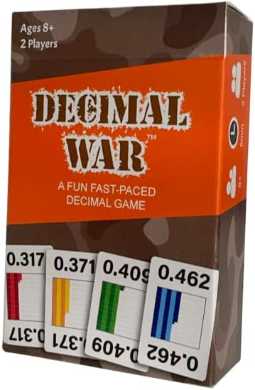 Math Magic Decimal War Card Game - Read and Compare Decimal Numbers - Image 2