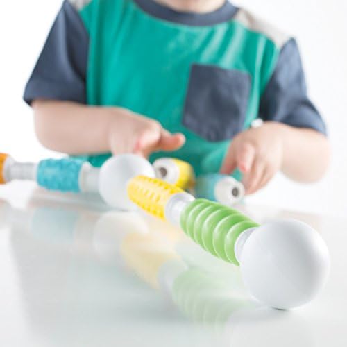 Guidecraft Grippies Builders - 30 Piece Set: Soft Grip Magnetic Building Set, Educational STEM Construction Toy for Toddlers - Image 5
