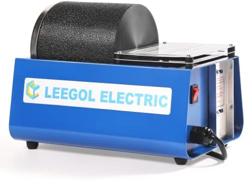 Leegol Electric Rock Tumbler Machine - Single Drum 3LB Rock Polisher (Single Barrel) by LEEGOLELECTRIC