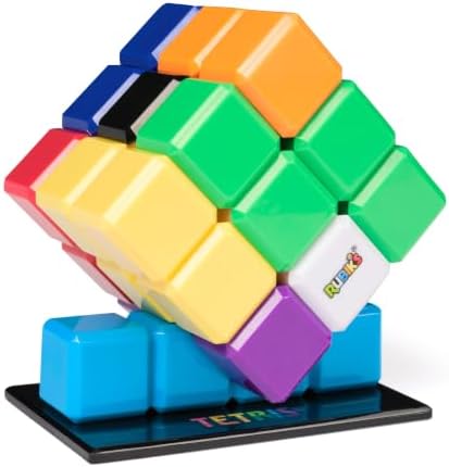 Rubik's Cube Tetris Edition 3x3 Cube Shapeshifting Puzzle Game Brain Teaser by Rubiks