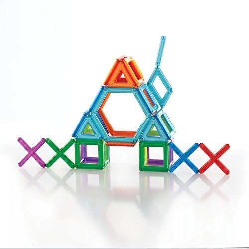 Guidecraft PowerClix Frames Magnetic Building Toys Set - 48 Piece, Stem Skills Development Toy - Image 4