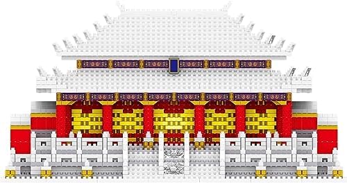JOMIOD Chinese Architecture Micro Building Blocks Set, 4923 Pieces Hall of Supreme Harmony Building Blocks, World Famous Architecture Collectible Model Building Kit for Adults - Image 3