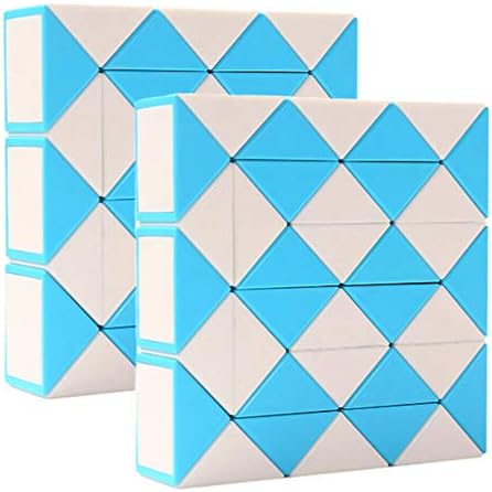 2PACK 36 Stages Fidget Magic Ruler Twist Snake Puzzles Brain Teaser Game - Image 2