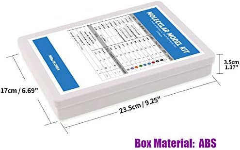 Swpeet 179 Pcs Organic Chemistry Molecular Model Student and Teacher Kit, Chemistry Molecular Model Student and Teacher Set - 76 Atoms & 102 Links & 1 Short Link Remover Tool - Image 7