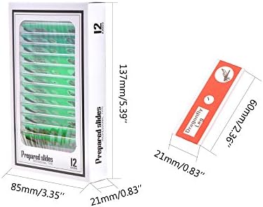 Jiusion 60Pcs Prepared Microscope Slides Specimen Set for Stereo Microscope - Image 4