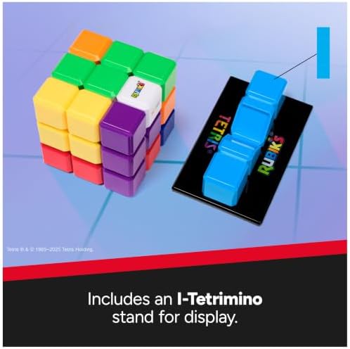 Rubik's Cube Tetris Edition 3x3 Cube Shapeshifting Puzzle Game Brain Teaser - Image 5