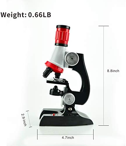 Little World Kids Microscope with LED Light - 100X/400X/1200X Magnification - Image 2