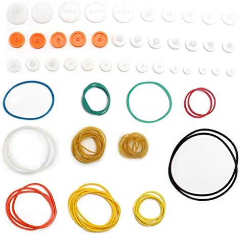 Fielect 84 Type Plastic Gears Set Plastic Belt Pulley Gears Combination for DC Motor DIY Model Toys - Image 4