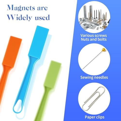 Jerify 30 Pack Magnetic Wands Bulk for Kids, Classroom Magnet, Macaron - Image 3