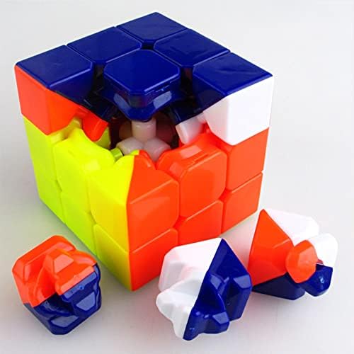 3x3 Speed Cube Cyclone Boys 3x3x3 Magic Puzzles Toys 56mm Stickerless Magic Cube Puzzle Toy for Children Adults - Image 4