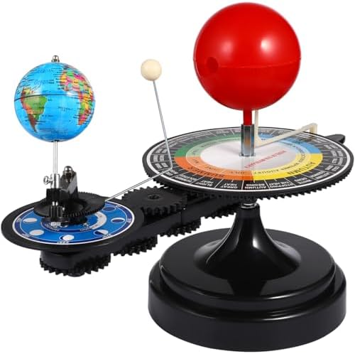 Solar System Planetarium Model Moon Earth Sun Orbital Model Scientific Educational Astronomy Teaching Tool for Toddlers Kids Children by ULTECHNOVO