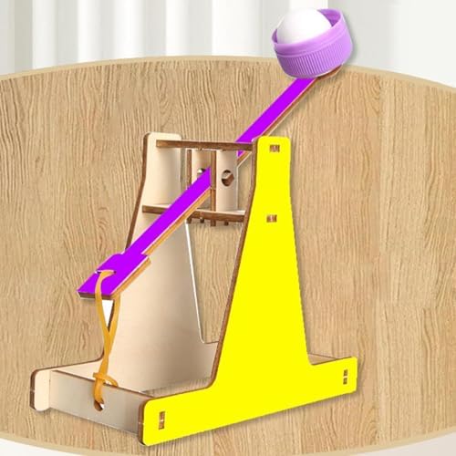 Wooden Model Kit, Ballista Launcher, Catapult Kit, Science Project for Students with DIY Catapult, Durable Natural Wood Construction, Motion Dynamics Set, for 7 Year Old+, School, Academy - Image 4