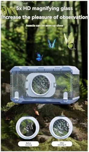 New Bug Viewer Outdoor Insect Box Magnifier Observer Kit Insect Catcher Cage Kids Science Nature Exploration Tools - Image 2