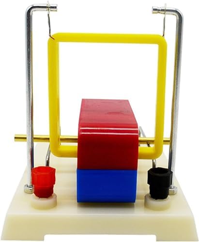 VERIMP Magnetic Field Current Action Experimenter Model Square Coil Copper Left-Hand Rule Ampere's Force Physics Teaching Instrument Copper Guide Rail Square Coil Physics Experiment Equipment - Image 4