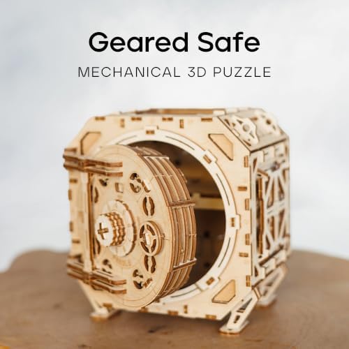 Wood Trick Safe Locker Puzzle Box 3D Wooden Puzzles for Adults to Build - Image 2
