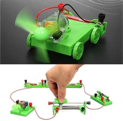 Electromagnetic Physics Circuit Experiment Set, Magnetic Levitation Wind Car Principle Demonstrator, Diode Conductivity Educational Science Kit with Storage Bag - Image 4