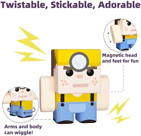 GobiDex 8PCS Magnetic Figures, Creatures of Block World Toys Pack - Image 5