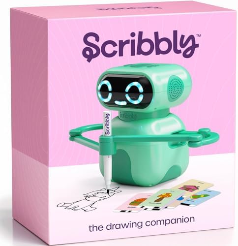 Dan&Darci Scribbly Drawing Kit for Kids - 4 5 6 7 8 9 Year Old Girl Birthday Gifts - Toys for Girls Age 6-8 - Gift Ideas - 7 Year Old Girl Gift - Toys for 5 Year Old Girls by Dan%26Darci
