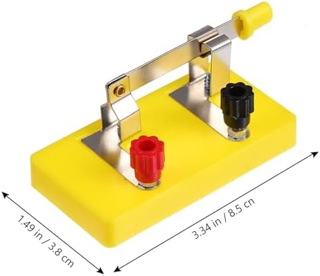 Simple Circuit Experiment Set with Small Light Bulbs Connected in Series Lights Up Electrical Science Experiment Materials for Primary School Students Simple Circuit Experiment Kit (Color : Yellow) - Image 6