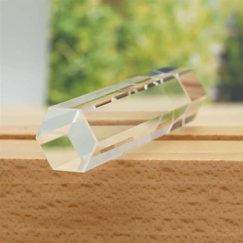Stage Light Light Guide Column Concentrated Hexagonal Prism Round Light Guide Column Hexagonal Prism Round Photo Photography Prism Physics Experiment Equipment Prism Glas - Image 5