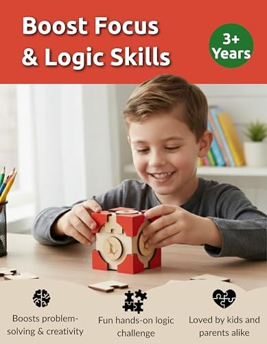 Phoenix Puzzle by Sharp Brain Zone – Interlocking Brain Teaser Cube, 3D Wooden Puzzle, Stress Relief Brain Teaser & Premium Decorative Teaser - Image 2