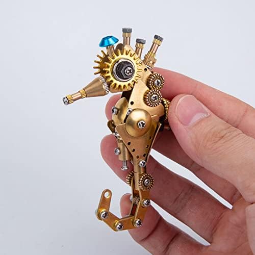 3D Metal Puzzle, Steampunk Sea Horse Model, Puzzle DIY Craft Kit, Gifts for Teens and Adults (100+PCS) - Image 7